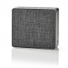ALTOPARLANTE BLUETOOTH V4.2 EDR 15W METALLO E TESSUTO GRIGIO 80X90MM
