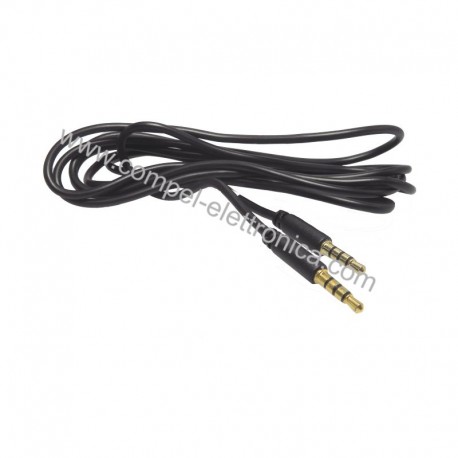 CAVO Jack 3,5ST M/M 4 PIN CAVO LUNGO 1,5MT NERO