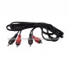 CAVO RCA 2 SPINE MASCHIO / 2 SPINE RCA MASCHIO AUDIO 2,5MT