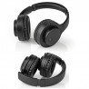 CUFFIE STEREO HI-FI BLUETOOTH CON MICROFONO ALTOPARL.40MM PIEGHEVOLI