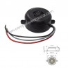 BUZZER ELETTRONICO 12Vdc ..24Vdc 3 FILI A 2 TONI DISCONTINUO E CONTINUO
