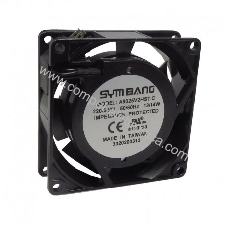 VENTOLE 80X80X25H 220V 13/14W BRONZINE SYM BANG