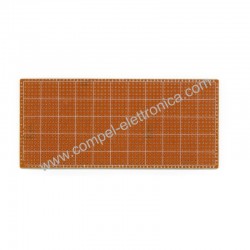 PIASTRA FORATA 9X150MM 55 RIGHE A 5 POLI ORIZZONTALI E 24 POLI CONTATTO