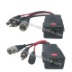 Video Balun POWER AUDIO Spina e Presa 5,5x2,1mm BNC SPINA RCA CAT5
