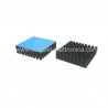 DISSIPATORI TERMICI CON NASTRO CONDUTTIVO TERMICO ADESIVO 35x35x10mm