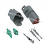 CONNETTORE DEUTSCH DT04 - 3 POLI MASCHIO IP68