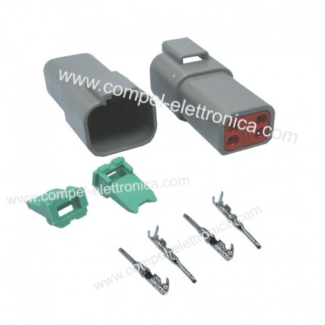 CONNETTORE MASCHIO DT04 4 POLI IP68