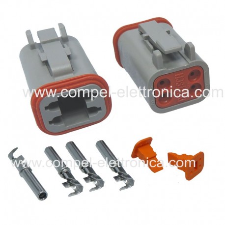 CONNETTORE FEMMINA DT04 4 POLI IP68