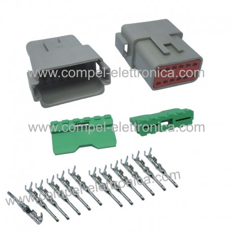 CONNETTORE MASCHIO DT04 12 POLI IP68