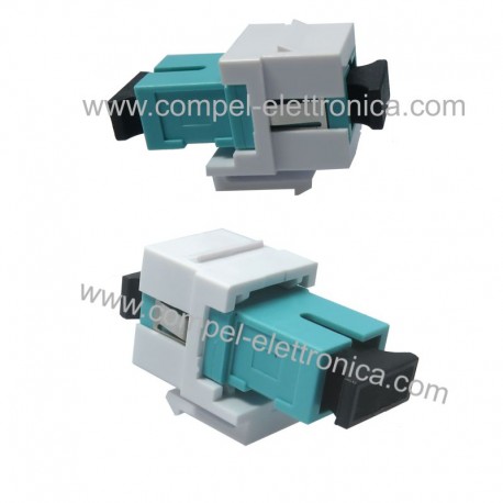 ADATTATORE FIBRA OTTICA SC SIMPLEX F/F