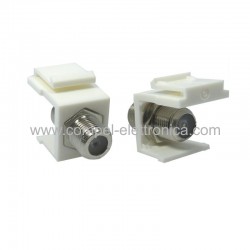 ADATTATORE DA PRESA F A PRESA F CON CUSTODIA IN PLASTICA