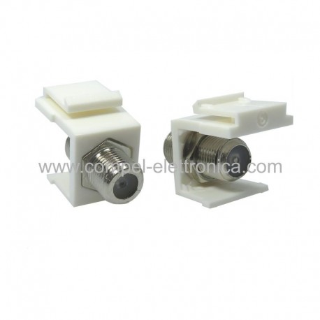 ADATTATORE DA PRESA F A PRESA F CON CUSTODIA IN PLASTICA