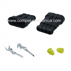 CONNETTORE SUPERSEAL 1.5 - 4 PIN MASCHIO IP67