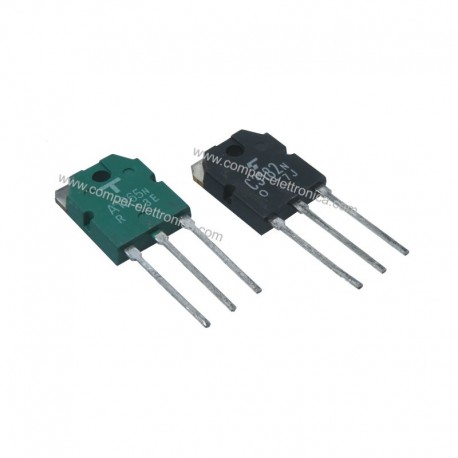 COPPIA 2SA1265N/2SC3182N P/N 140V 10A 100W TO-247 TOSHIBA *SELEZIONATI*