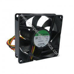 VENTOLE 80X80X25H 12VDC 1,66W A BRONZINE TACHIMETRICHE SUNON