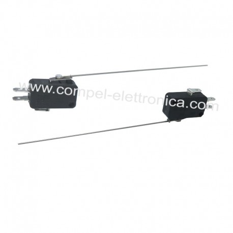 MICRODEVIATORE SWITCH 5A LEVA LUNGA 10,50cm