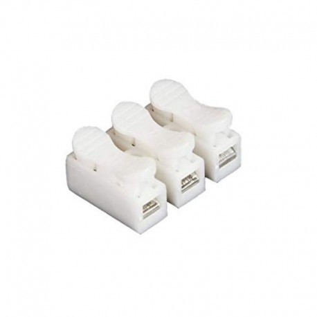 MORSETTO TRIPOLARE ATTACCO RAPIDO A CLIP 250Vac X CAVI 0,5MM...3,5MM