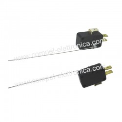 MICRODEVIATORE SWITCH 5A 250Vac LEVA LATERALE LUNGA 10cm