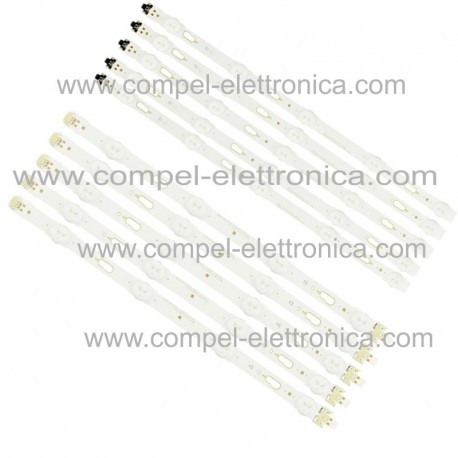 KIT BARRE LED TV V5DU-400DCA-R1 40" (5L 5R) SAMSUNG 10 PEZZI