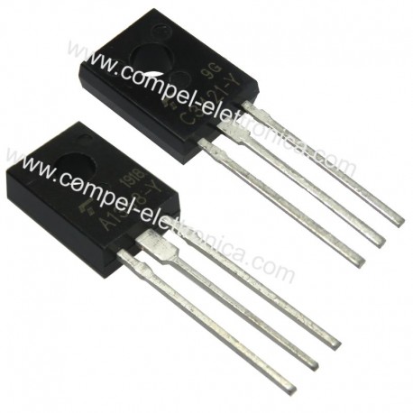 COPPIA 2SA1358Y-2SC3421Y SI-N/P 120V 1A 10W TO-126 SELEZIONATI**