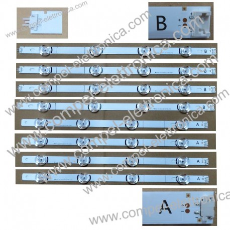 KIT BARRA LED TV 42" (4A 4B) LG