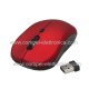 MOUSE WIRELESS 3T CON MICRO RICEVITORE USB MAX 1600 DPI WM106 ROSSO