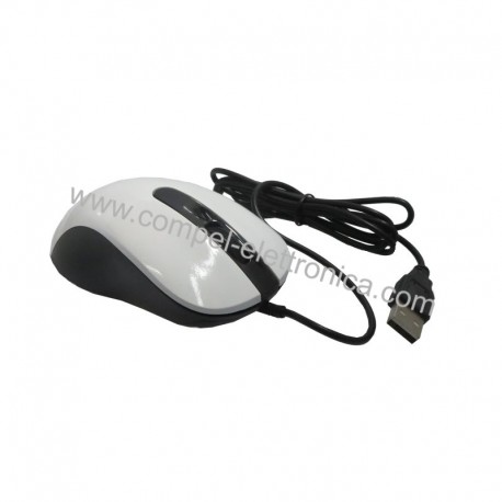 MOUSE OTTICO 3 TASTI USB 2.0 1000dpi M-901 BIANCO CAVO 1,5MT