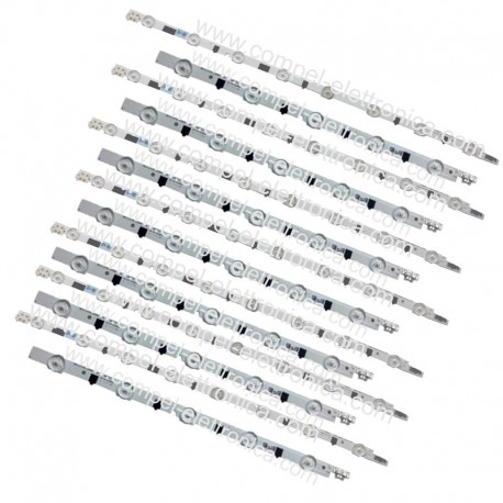 KIT BARRA LED TV D2GE-390SCA-R3 39" SAMSUNG 14 PEZZI