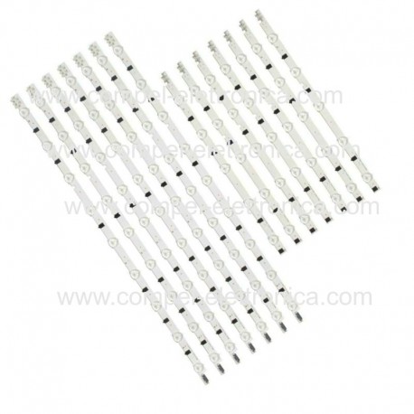 KIT BARRA LED TV D2GE-420SCA-R3 42" SAMSUNG 14 PEZZI