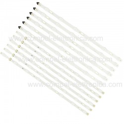 KIT BARRE LED TV LM41-00136A 55'' (6L 6R) SAMSUNG 12 PEZZI