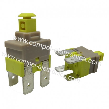 INTERRUTTORE BIPOLARE A PULSANTE 16A 250VAC 4 PIN
