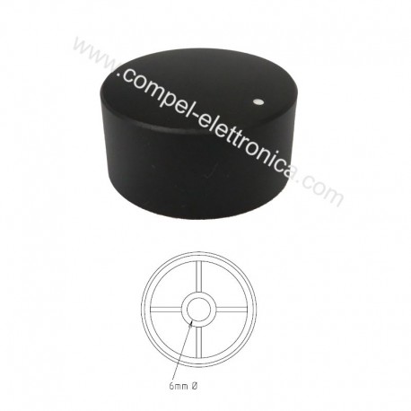 MANOPOLA CON INDICE D. 10x15H mm SILVER