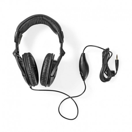 CUFFIE STEREO CON FILO E REGOLATORE DI VOLUME -CONFORTEVOLE 2,5MT