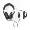 CUFFIE STEREO CON FILO E REGOLATORE DI VOLUME -CONFORTEVOLE 2,5MT
