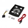 SLITTA KIT DI MONTAGGIO PER 2 HDD /SSD da 2,5" su Alloggio da 3,5" SATA