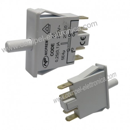 INTERRUTTORE LUCE PER PORTE DI FRIGORIFERO 4 PIN