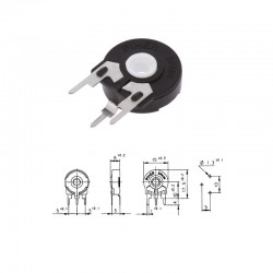 TRIMMER VERTICALE 2,5 KoHM PT15NH05252A2020S