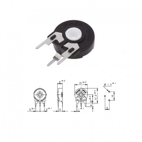 TRIMMER VERTICALE 2,5 KoHM PT15NH05252A2020S