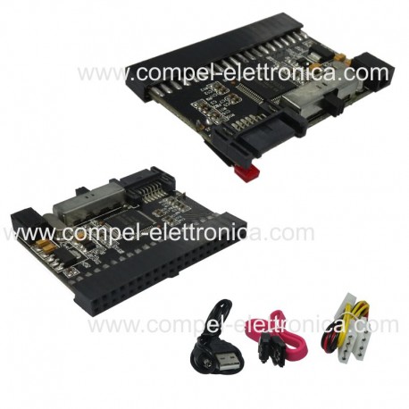 CONVERTITORE S-ATA maschio/IDE 40-pin femmina (PATA) BIDIREZIONALE