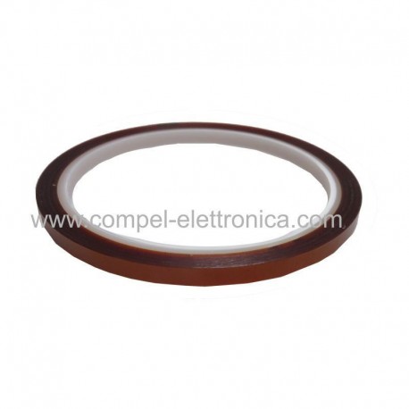 NASTRO TERMICO ADESIVO KAPTON 10mm -269° 300°C 33mt