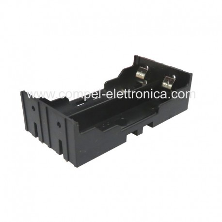 PORTABATTERIE PER 2 BATTERIE 18650 CIRCUITO STAMPATO