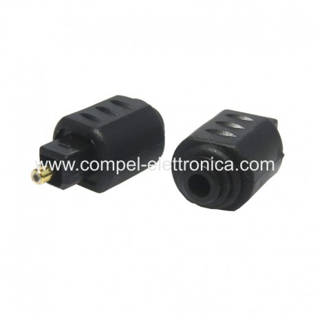ADATTATORE TOSLINK PER CAVI A FIBRA OTTICA