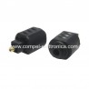 ADATTATORE CAVI FIBRA OTTICA TOSLINK A OTTICO 3,5MM MINI