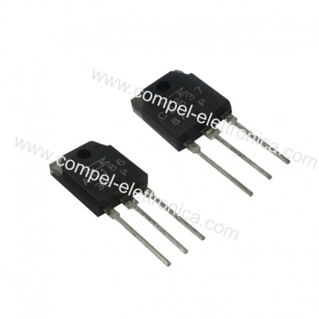 COPPIA 2SA1186 - 2SC2837 SI-P/N 150V 10A 100W TO-3P SELEZIONATI**