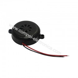 BUZZER ELETTRONICO 12Vdc ..24Vdc 2 FILI A TONI INTERMITTENTI