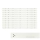KIT BARRA LED TV LED 11pz Hisense HD500DF-B54/58 LTDN50D LTDN50D36TUK LG