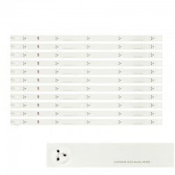 KIT BARRA LED TV LED 11pz Hisense HD500DF-B54/58 LTDN50D LTDN50D36TUK LG