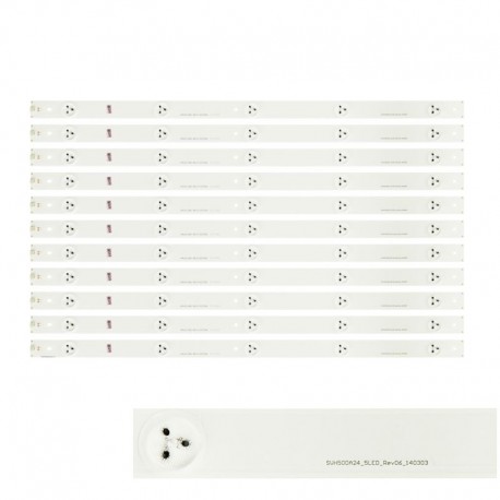 KIT BARRA LED TV LED 11pz Hisense HD500DF-B54/58 LTDN50D LTDN50D36TUK LG