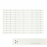KIT BARRA LED TV LED 11pz Hisense HD500DF-B54/58 LTDN50D LTDN50D36TUK LG