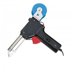 SALDATORE A PISTOLA 2 POTENZE 30-60W 220Vac CON PORTA STAGNO INCORPORATO